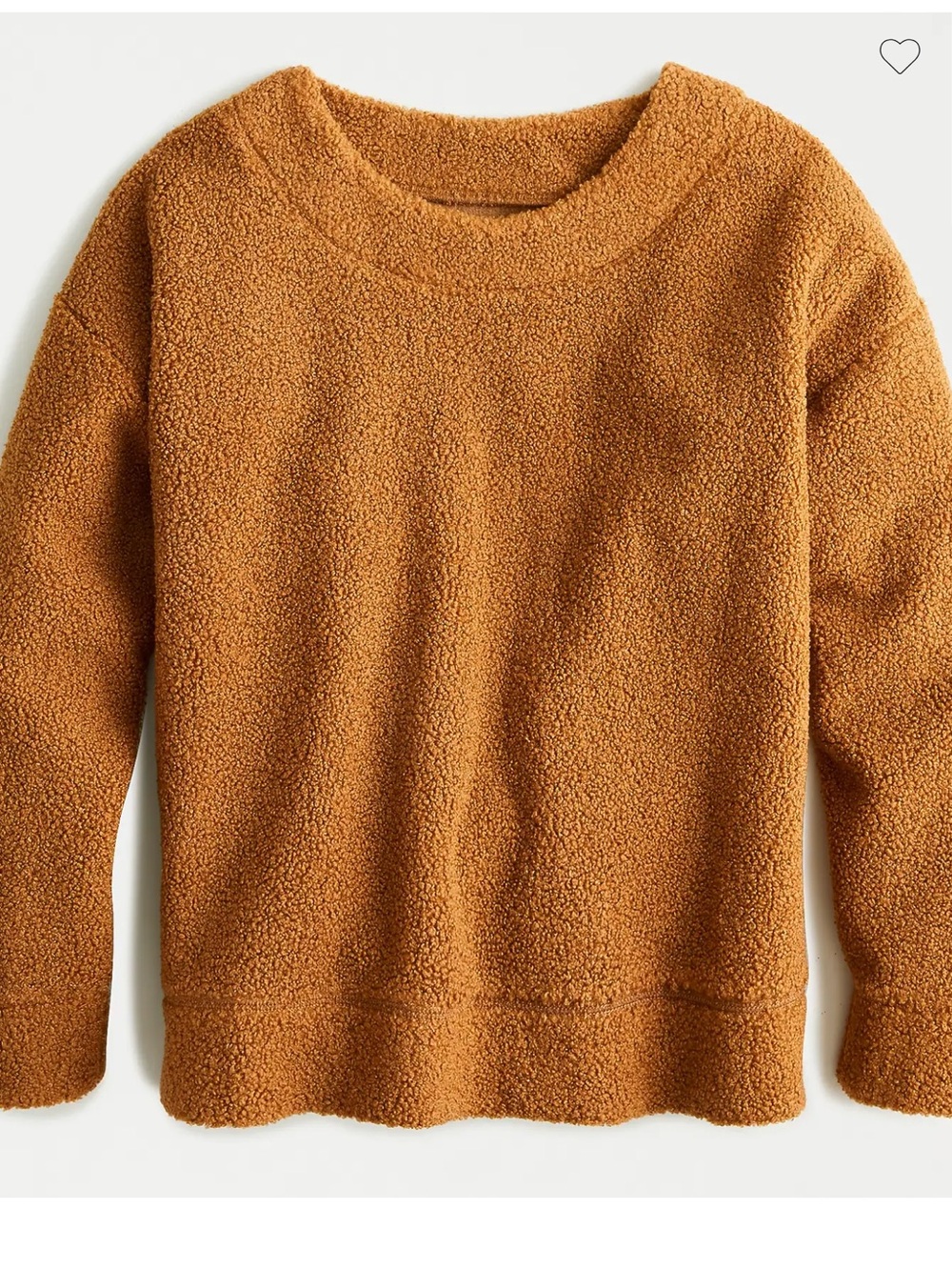 J. Crew Women's Teddy Crewneck Sweater - Rust Brown